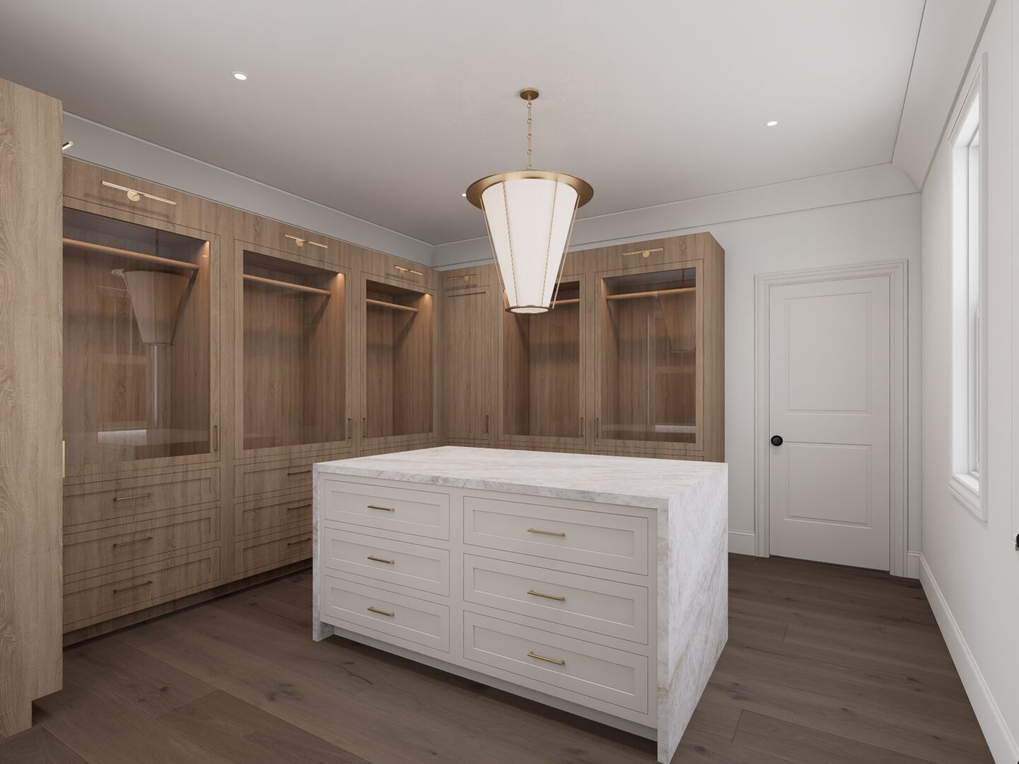 Luxury walk-in closet — Timeless Craft Builders project