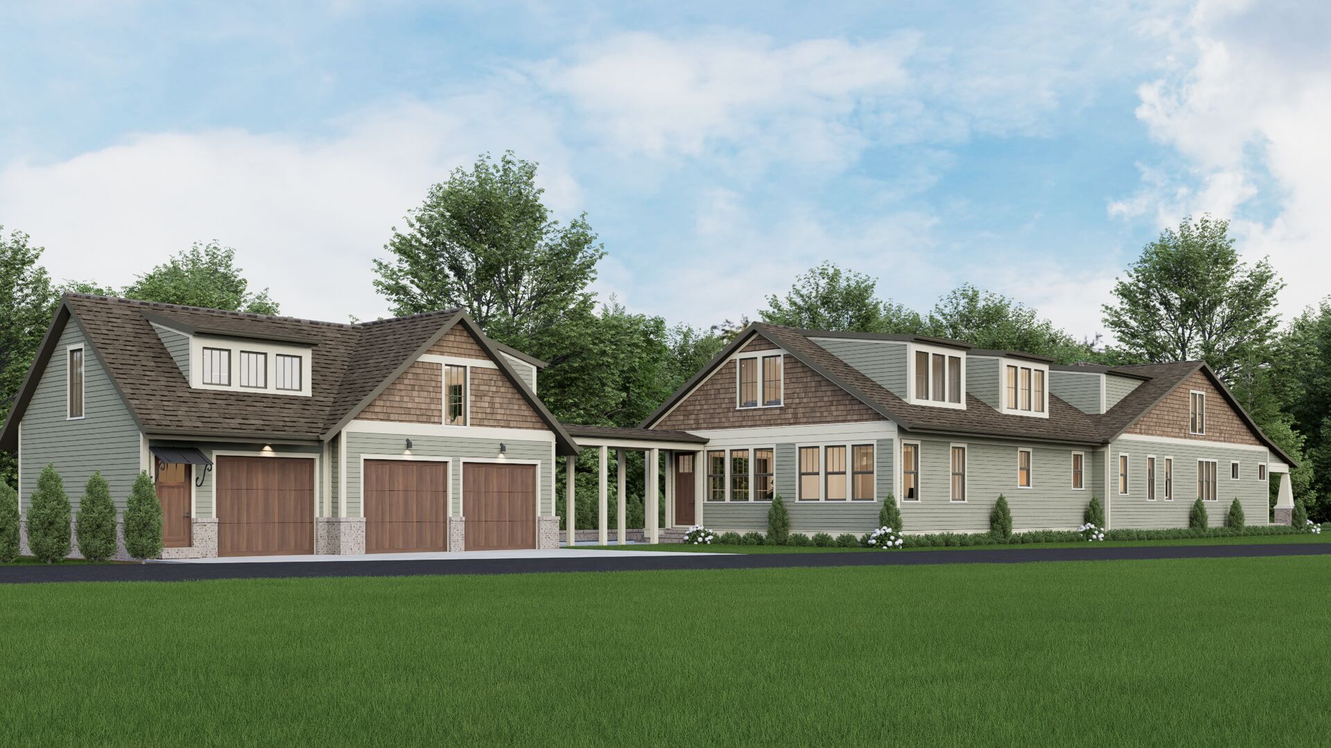 S Douglas Craftsman estate exterior