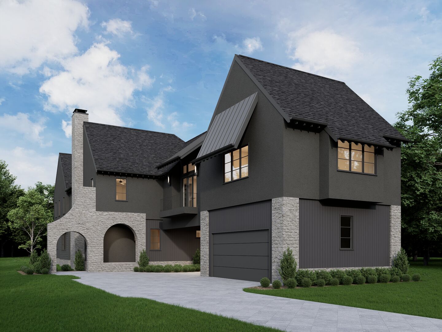 Stokesmont front exterior rendering