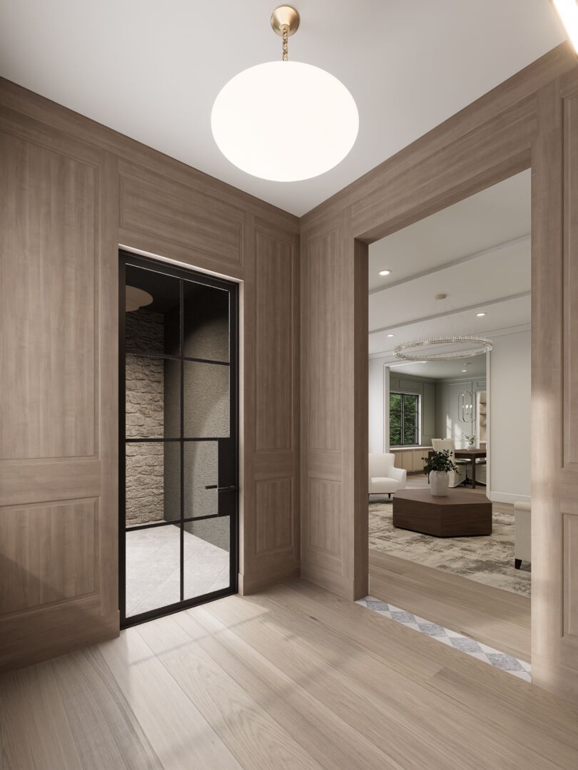 Entry foyer rendering